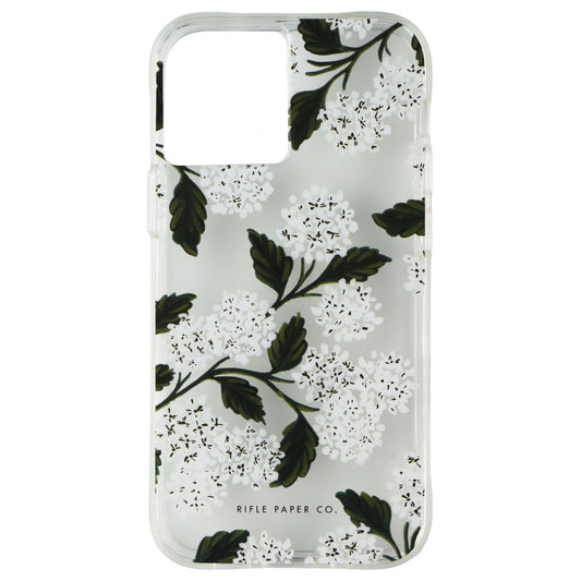 Rifle Paper Co Hard Case for iPhone 12 Mini (5G) - Hydrangea White/Clear Cell Phone - Cases, Covers & Skins Rifle Paper Co. - Simple Cell Bulk Wholesale Pricing - USA Seller