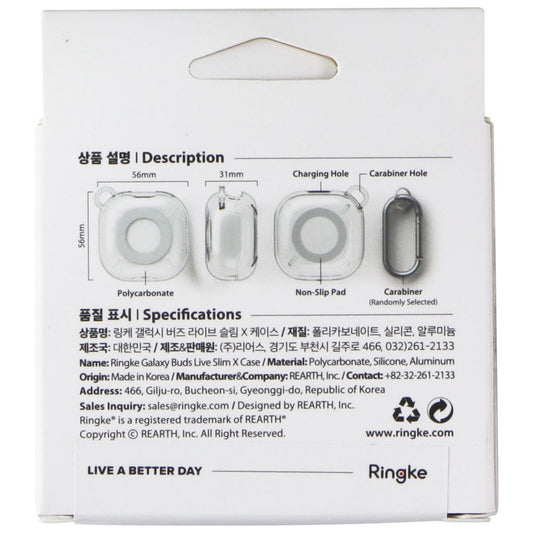 Ringke Sim X Case for Galaxy Buds Live/Buds Pro/Buds2/Buds2 Pro - Matte Black iPod, Audio Player Accessories - Cases, Covers & Skins Ringke - Simple Cell Bulk Wholesale Pricing - USA Seller