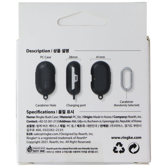 Ringke Galaxy Buds Case with Carabiner for Buds & (Buds+) - Black iPod, Audio Player Accessories - Other Portable Audio Accs Ringke - Simple Cell Bulk Wholesale Pricing - USA Seller