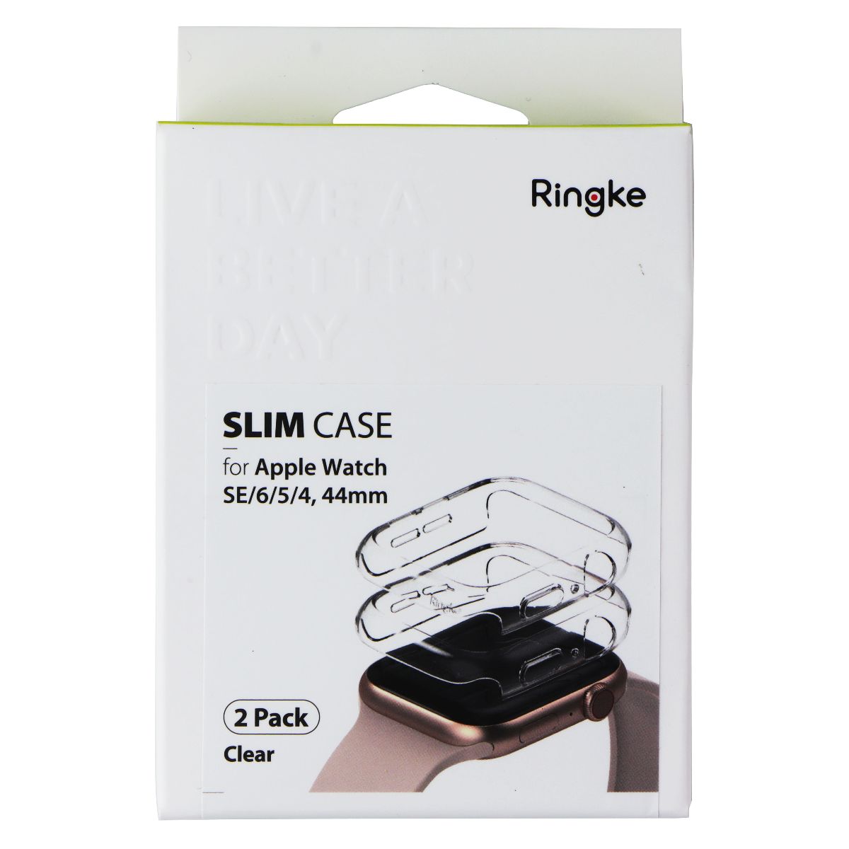 Ringke Slim Protective Case for Apple Watch Series SE/6/5/4 (44mm) - Clear Smart Watch Accessories - Smart Watch Cases Ringke - Simple Cell Bulk Wholesale Pricing - USA Seller