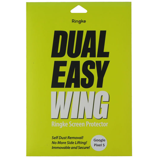 Ringke Dual Easy Wing Screen Protector for Google Pixel 5 - (2 Pack) Cell Phone - Screen Protectors Ringke - Simple Cell Bulk Wholesale Pricing - USA Seller