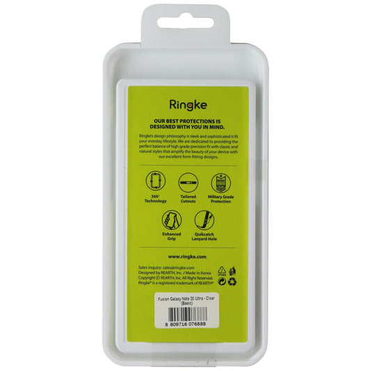 Ringke Fusion Series Case for Samsung Galaxy Note 20 Ultra - Clear Cell Phone - Cases, Covers & Skins Ringke - Simple Cell Bulk Wholesale Pricing - USA Seller