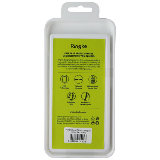 Ringke Fusion Series Case for Apple iPhone 12/12 Pro - Smoke Cell Phone - Cases, Covers & Skins Ringke - Simple Cell Bulk Wholesale Pricing - USA Seller