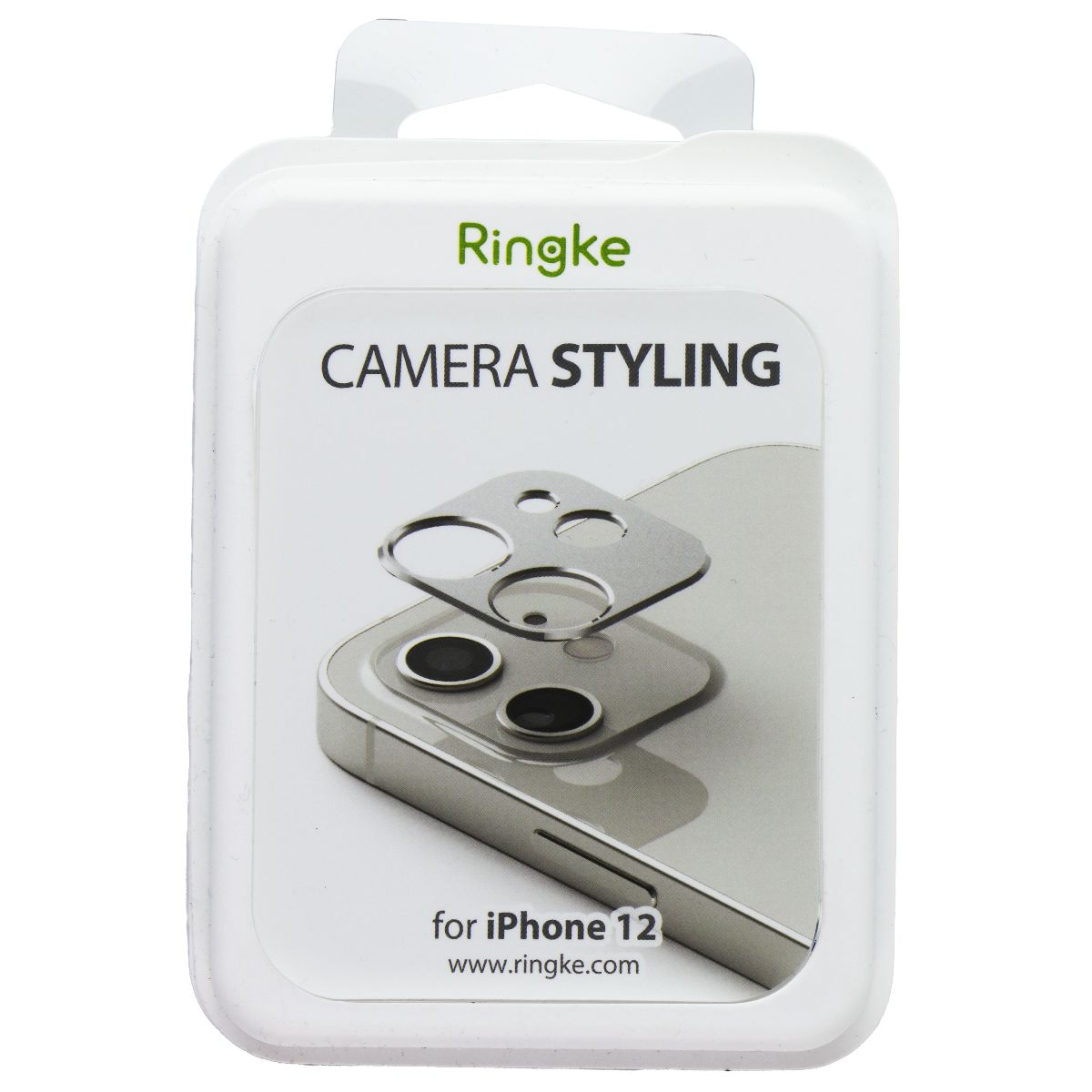 Ringke Camera Styling Lens Protector for iPhone 12 - Silver Cell Phone - Other Accessories Ringke - Simple Cell Bulk Wholesale Pricing - USA Seller