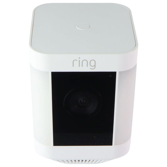Ring Spotlight Cam Plus Battery Outdoor Camera (2022) - White Home Surveillance - Security Cameras Ring - Simple Cell Bulk Wholesale Pricing - USA Seller