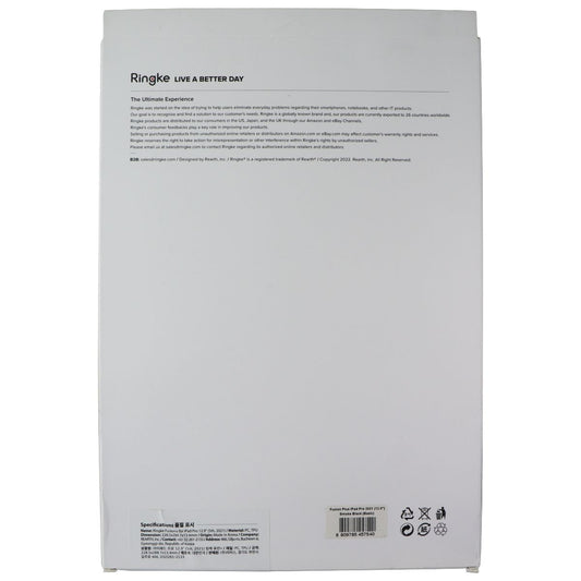 Ringke Fusion+ Series Case for Apple iPad Pro 12.9in (5th Gen, 2021) - Clear/Blk iPad/Tablet Accessories - Cases, Covers, Keyboard Folios Ringke - Simple Cell Bulk Wholesale Pricing - USA Seller