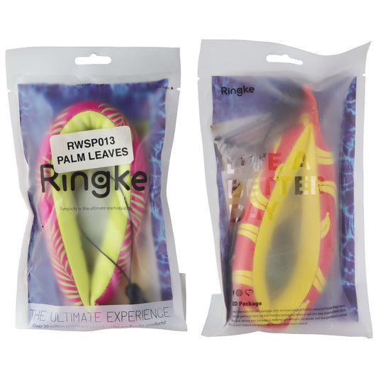 Ringke Waterproof Floating Straps (2 Pack) - Palm Leaves / Banana Cell Phone - Armbands Ringke - Simple Cell Bulk Wholesale Pricing - USA Seller