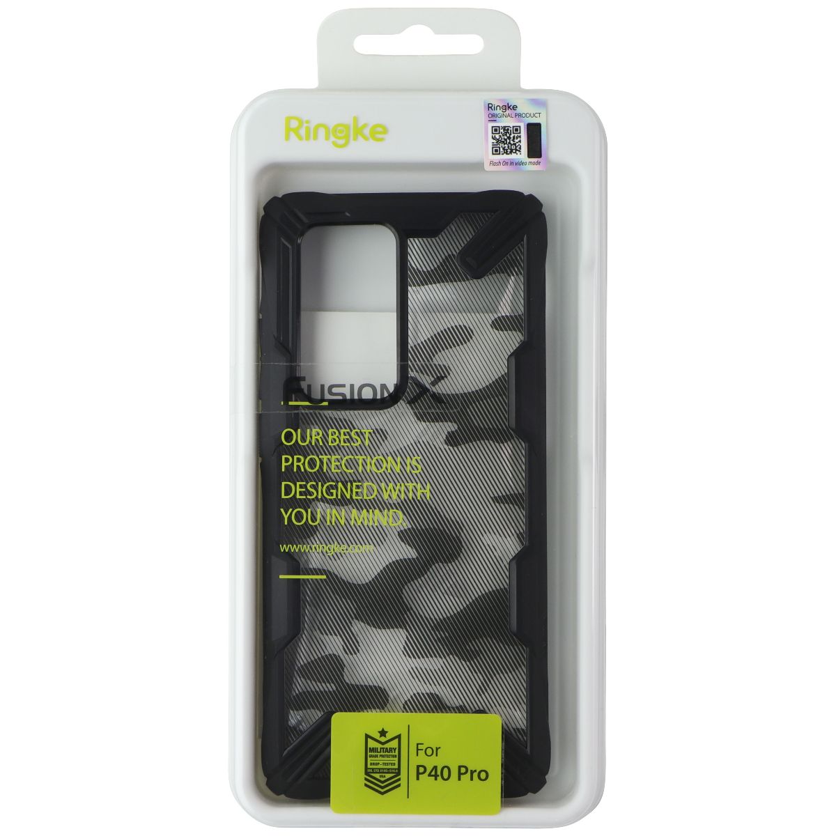 Ringke Fusion X Series Case for Huawei P40 Pro - Camo Black