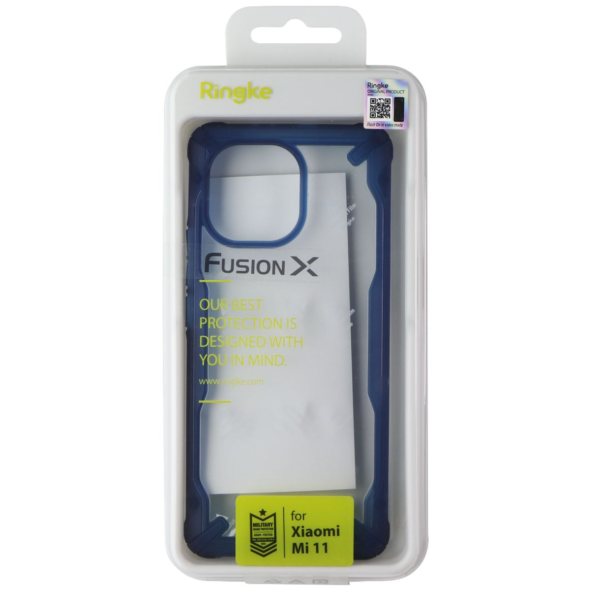 Ringke Fusion X Series Case for Xiaomi Mi 11 - Space Blue / Clear