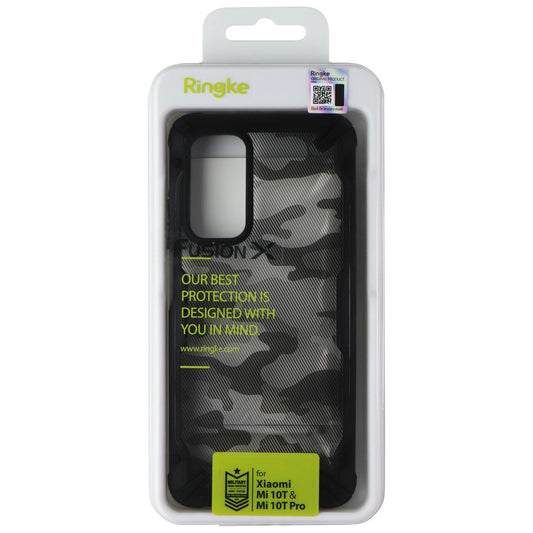 Ringke Fusion X Series Case for Xiaomi Mi 10T 5G / Mi 10T Pro 5G - Camo Black Cell Phone - Cases, Covers & Skins Ringke - Simple Cell Bulk Wholesale Pricing - USA Seller