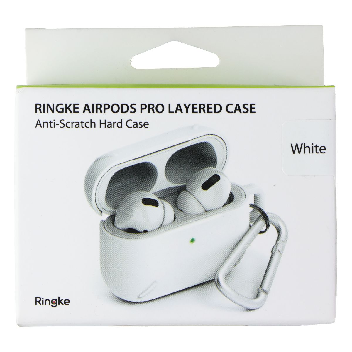 Ringke AirPods Pro Layered Case for Apple AirPods Pro - White iPod, Audio Player Accessories - Other Portable Audio Accs Ringke - Simple Cell Bulk Wholesale Pricing - USA Seller