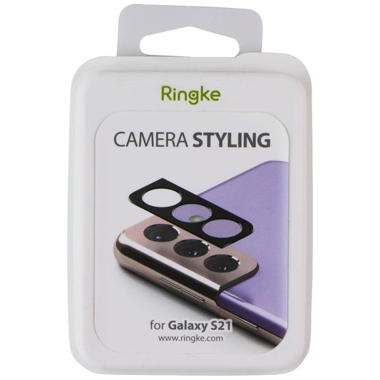 Ringke Camera Styling for Samsung Galaxy S21 - Black Cell Phone - Screen Protectors Ringke - Simple Cell Bulk Wholesale Pricing - USA Seller