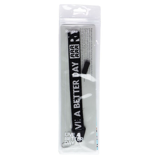 Ringke Camera and Phone Wrist Strap Lanyard - (Ticket Band 2) Black Cell Phone - Armbands Ringke - Simple Cell Bulk Wholesale Pricing - USA Seller
