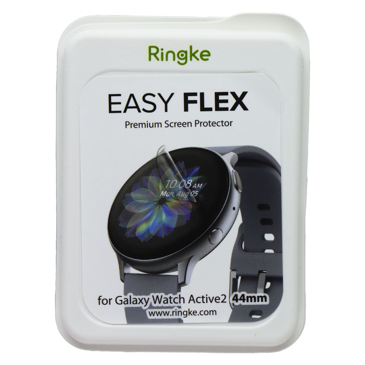 Ringke Easy Flex Screen Protector for Galaxy Watch Active 2 (44mm) - 3 Pack Smart Watch Accessories - Screen Protectors Ringke - Simple Cell Bulk Wholesale Pricing - USA Seller