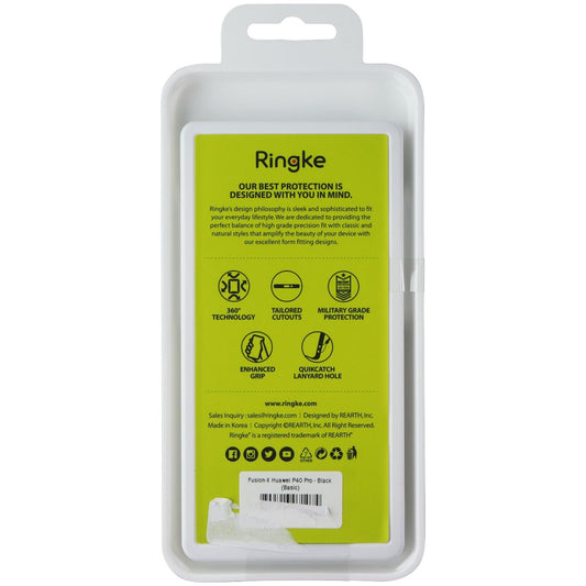 Ringke Fusion X Series Case for Huawei P40 Pro - Clear / Black Cell Phone - Cases, Covers & Skins Ringke - Simple Cell Bulk Wholesale Pricing - USA Seller