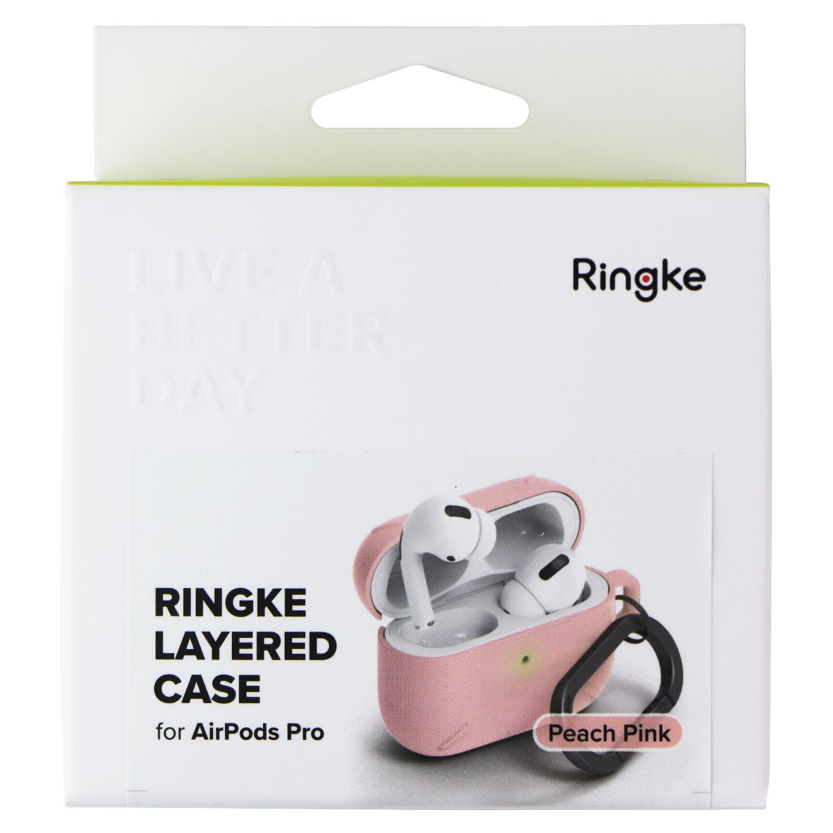 Ringke AirPods Pro Layered Anti-Scratch Hard Case - Peach Pink iPod, Audio Player Accessories - Cases, Covers & Skins Ringke - Simple Cell Bulk Wholesale Pricing - USA Seller