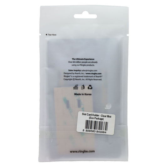 Ringke Adhesive Slot Card Holder for Phone Case - Clear Mist Cell Phone - Other Accessories Ringke - Simple Cell Bulk Wholesale Pricing - USA Seller