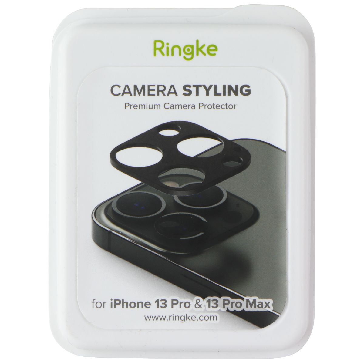 Ringke Camera Styling Protector for Apple iPhone 13 Pro / 13 Pro Max - Black Cell Phone - Screen Protectors Ringke - Simple Cell Bulk Wholesale Pricing - USA Seller