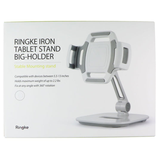 Ringke Iron Tablet Stand Big Holder - White iPad/Tablet Accessories - Mounts, Stands & Holders Ringke - Simple Cell Bulk Wholesale Pricing - USA Seller
