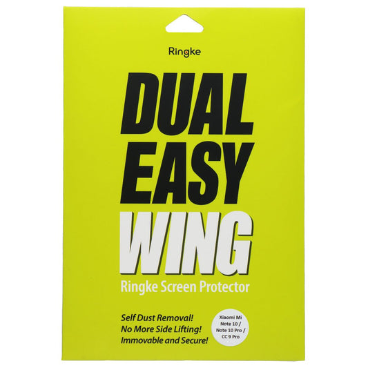 Ringke Dual Easy Wing Screen for Xiaomi Mi Note 10/Note 10 Pro/CC 9 Pro - 2 Pack Cell Phone - Screen Protectors Ringke - Simple Cell Bulk Wholesale Pricing - USA Seller