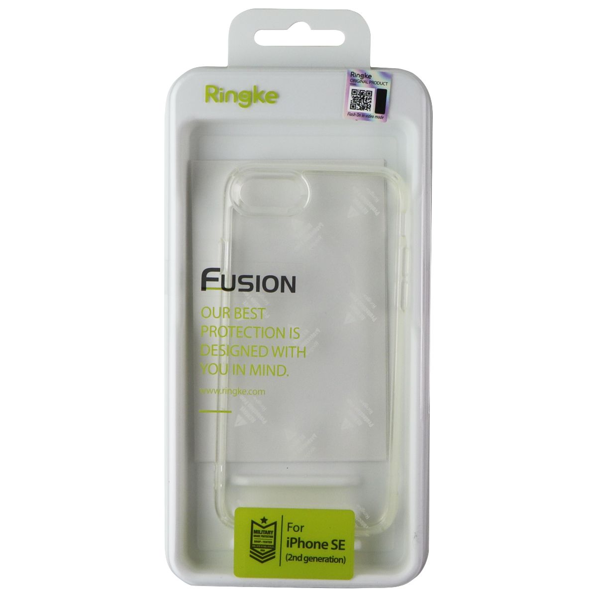 Ringke Fusion Series Case for Apple iPhone SE (2nd Gen) - Clear Cell Phone - Cases, Covers & Skins Ringke - Simple Cell Bulk Wholesale Pricing - USA Seller