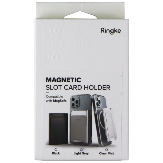 Ringke Magnetic Slot Card Holder for MagSafe Devices - Light Gray Cell Phone - Mounts & Holders Ringke - Simple Cell Bulk Wholesale Pricing - USA Seller