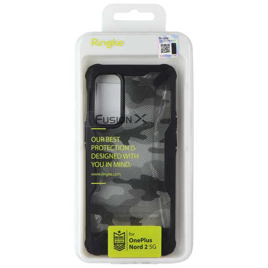 Ringke Fusion X Case for OnePlus Nord 2 5G - Black Camo Cell Phone - Cases, Covers & Skins Ringke - Simple Cell Bulk Wholesale Pricing - USA Seller