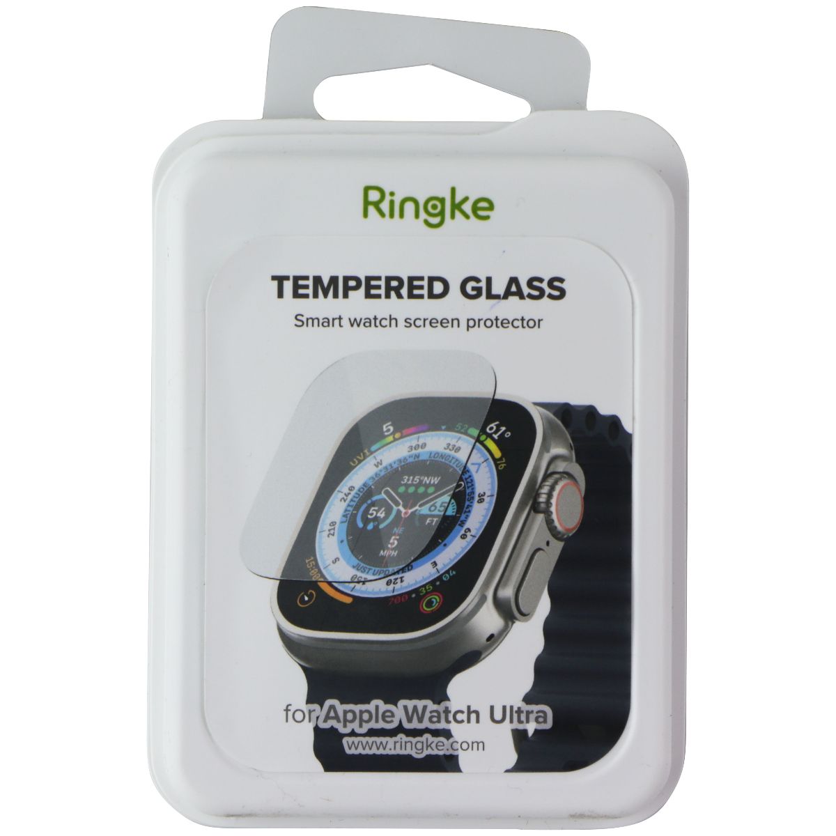 Ringke Tempered Glass Screen Protector for Apple Watch Ultra - 4 Pack Smart Watch Accessories - Screen Protectors Ringke - Simple Cell Bulk Wholesale Pricing - USA Seller