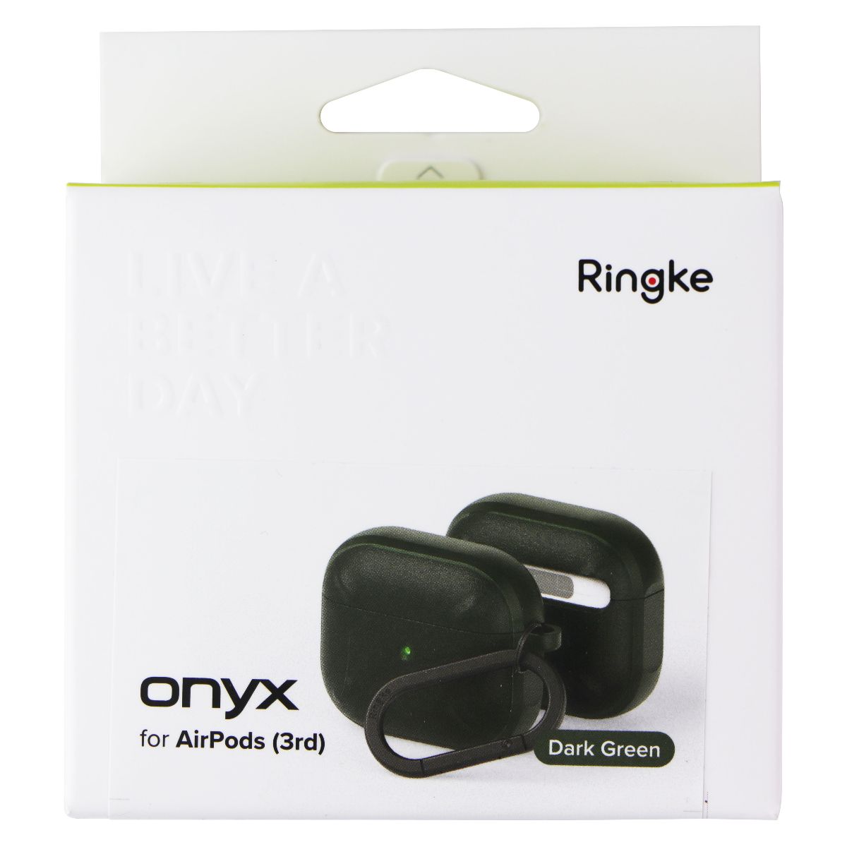 Ringke Onyx Keychain Case for Apple AirPods 3rd Gen - Dark Green