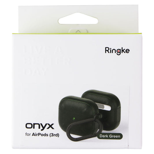 Ringke Onyx Keychain Case for Apple AirPods 3rd Gen - Dark Green iPod, Audio Player Accessories - Cases, Covers & Skins Ringke - Simple Cell Bulk Wholesale Pricing - USA Seller
