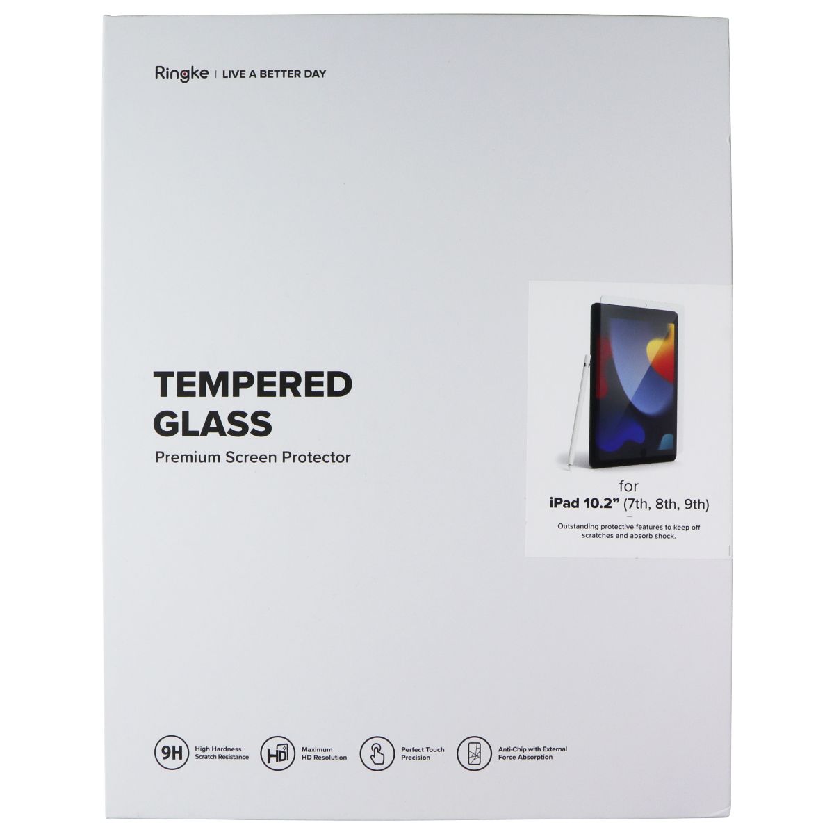 Ringke Tempered Glass Screen Protector for Apple iPad 10.2" (7th/8th/9th Gen) iPad/Tablet Accessories - Screen Protectors Ringke - Simple Cell Bulk Wholesale Pricing - USA Seller