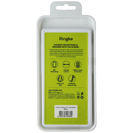 Ringke Fusion X Series Case for Samsung Galaxy A72 - Black Camo