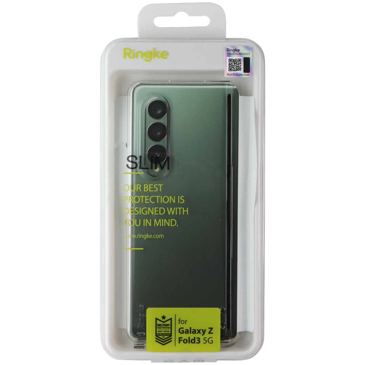 Ringke Slim Series Case for Samsung Galaxy Z Fold3 5G - Clear Cell Phone - Cases, Covers & Skins Ringke - Simple Cell Bulk Wholesale Pricing - USA Seller