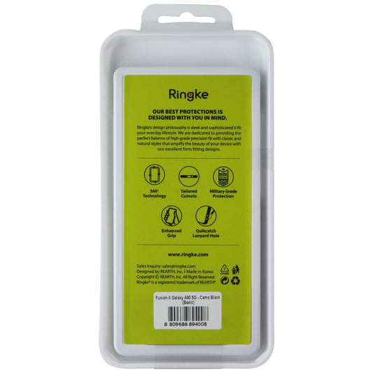 Ringke Fusion X Series Case for Samsung Galaxy A90 5G - Camo Black Cell Phone - Cases, Covers & Skins Ringke - Simple Cell Bulk Wholesale Pricing - USA Seller