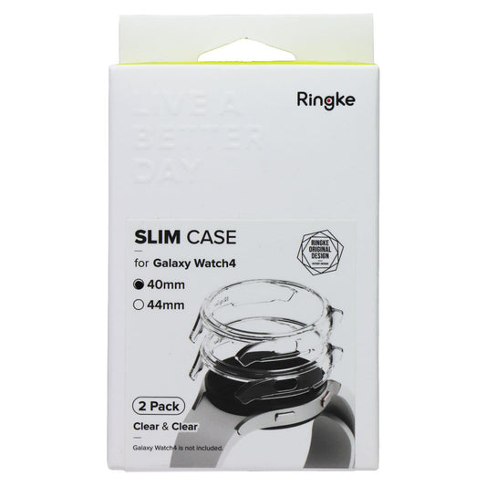 Ringke Slim Case for Samsung Galaxy Watch4 (40mm) - Clear (2 Pack) Smart Watch Accessories - Smart Watch Cases Ringke - Simple Cell Bulk Wholesale Pricing - USA Seller