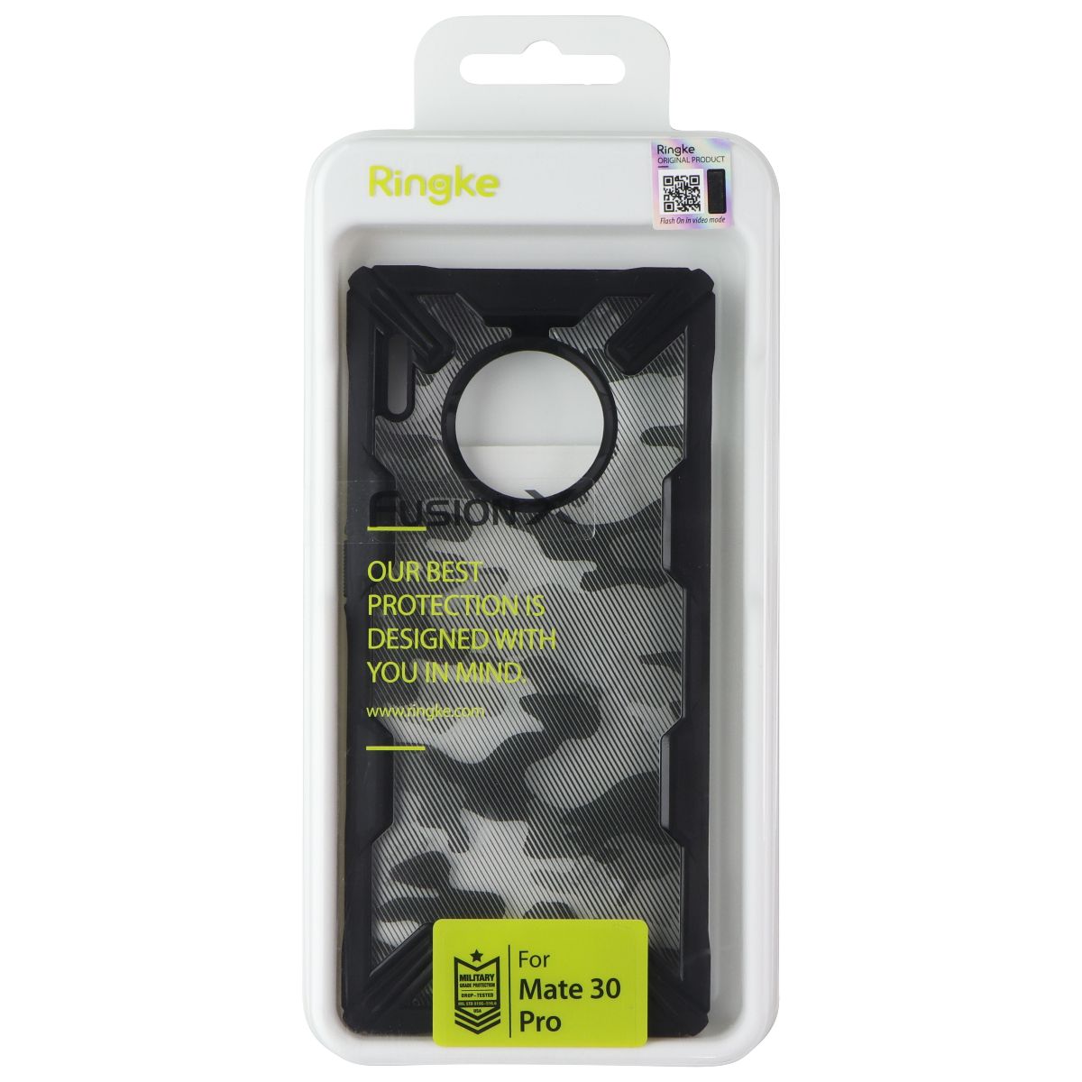 Ringke Fusion X Series Case for Huawei Mate 30 Pro - Black Camo Cell Phone - Cases, Covers & Skins Ringke - Simple Cell Bulk Wholesale Pricing - USA Seller