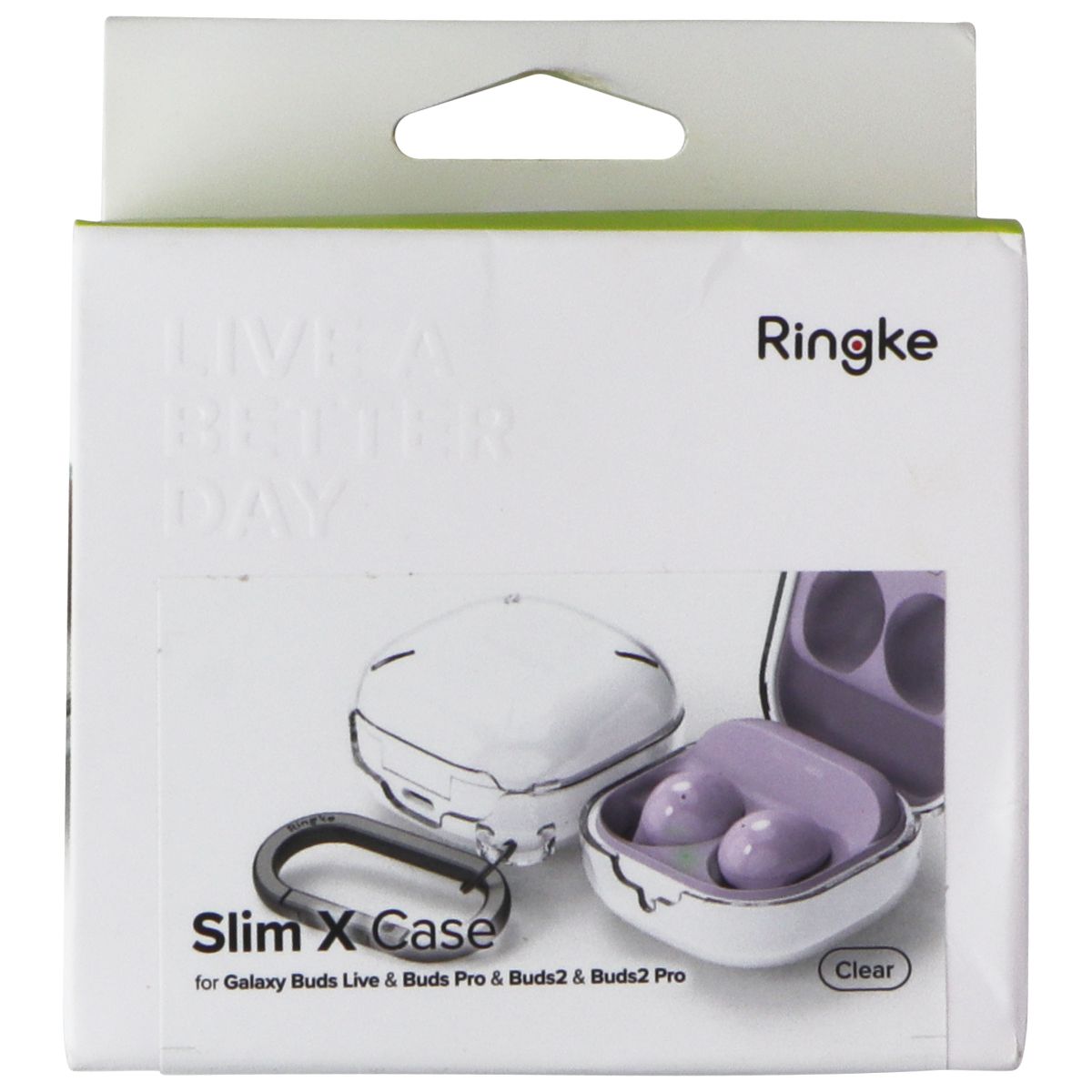 Ringke Sim X Case for Galaxy Buds Live/Buds Pro/Buds2/Buds2 Pro - Clear iPod, Audio Player Accessories - Cases, Covers & Skins Ringke - Simple Cell Bulk Wholesale Pricing - USA Seller
