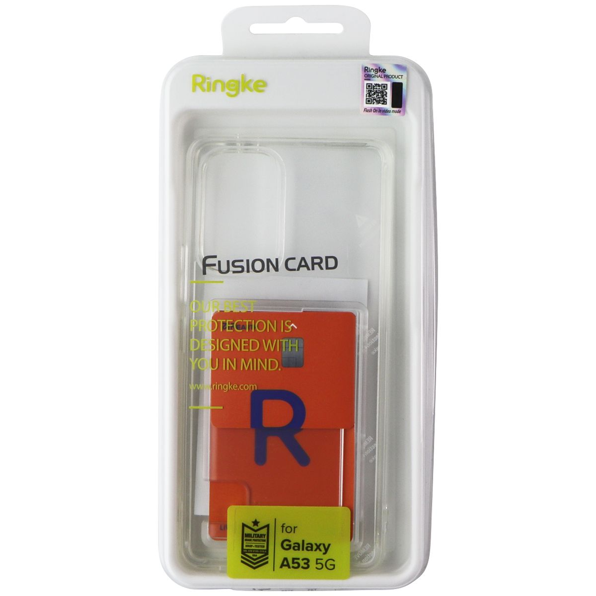 Ringke Fusion Card Series Case Samsung Galaxy A53 5G - Clear Cell Phone - Cases, Covers & Skins Ringke - Simple Cell Bulk Wholesale Pricing - USA Seller