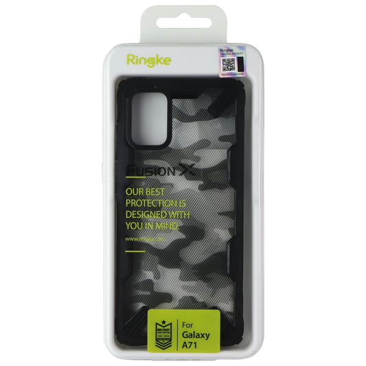 Ringke Fusion X Series Case for Samsung Galaxy A71 - Black Camo Cell Phone - Cases, Covers & Skins Ringke - Simple Cell Bulk Wholesale Pricing - USA Seller