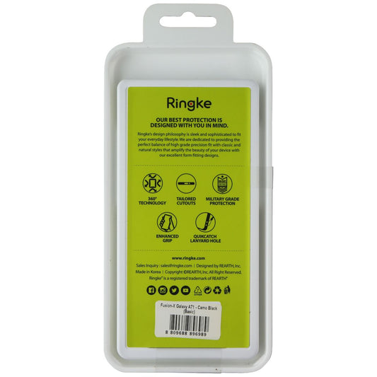 Ringke Fusion X Series Case for Samsung Galaxy A71 - Black Camo Cell Phone - Cases, Covers & Skins Ringke - Simple Cell Bulk Wholesale Pricing - USA Seller