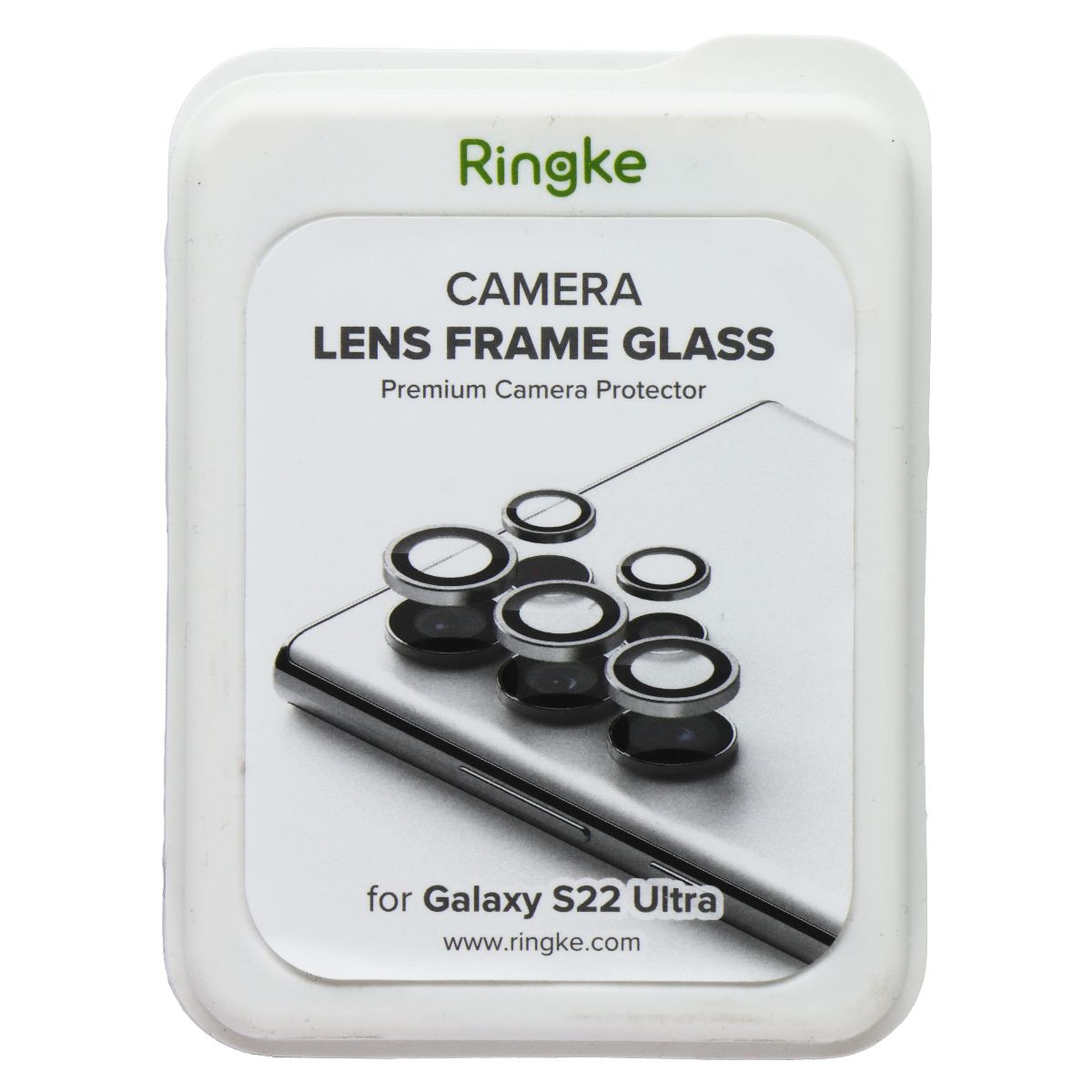 Ringke Camera Lens Frame Glass for Samsung Galaxy S22 Ultra Cell Phone - Screen Protectors Ringke - Simple Cell Bulk Wholesale Pricing - USA Seller