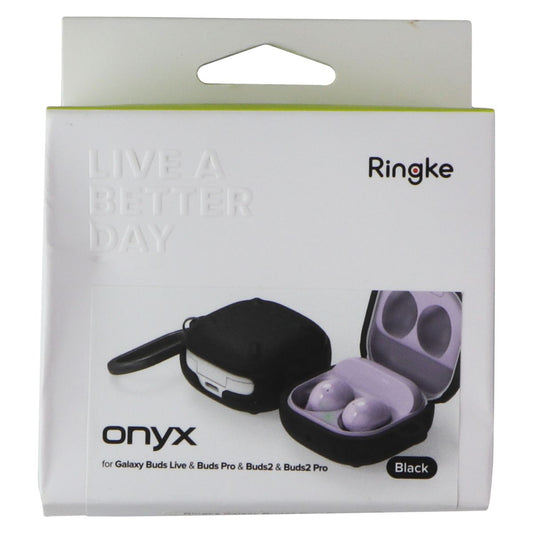 Ringke Onyx Series Case for Galaxy Buds Live/Buds Pro/Buds2/Buds2 Pro - Black iPod, Audio Player Accessories - Cases, Covers & Skins Ringke - Simple Cell Bulk Wholesale Pricing - USA Seller