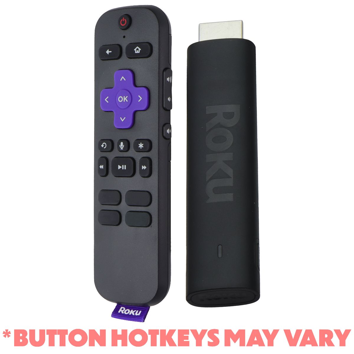 Roku Streaming Stick 4K - Portable Streaming Device with Voice Remote (3820R) Home Multimedia - Internet & Media Streamers Roku - Simple Cell Bulk Wholesale Pricing - USA Seller