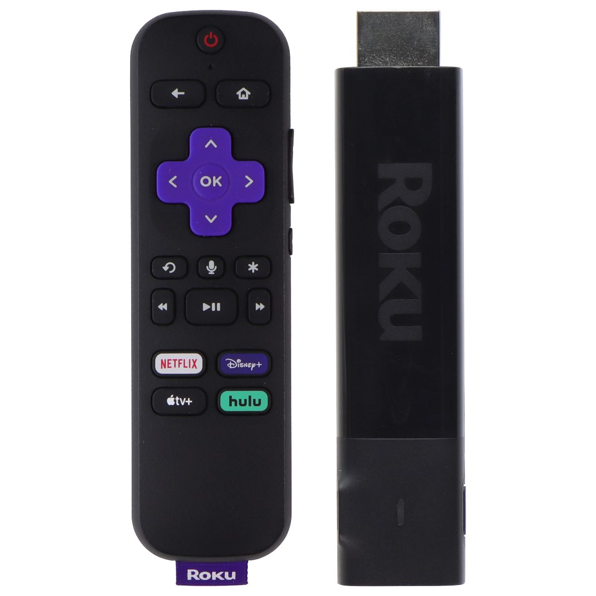 Roku Streaming Stick+ (Plus Model) 4K HDMI with Voice Remote - Black (3810X) Home Multimedia - Internet & Media Streamers Roku - Simple Cell Bulk Wholesale Pricing - USA Seller