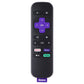 Roku RC-ALIR Remote Control with Netflix/Disney+/Apple TV+/Hulu Keys - Black TV, Video & Audio Accessories - Remote Controls Roku - Simple Cell Bulk Wholesale Pricing - USA Seller