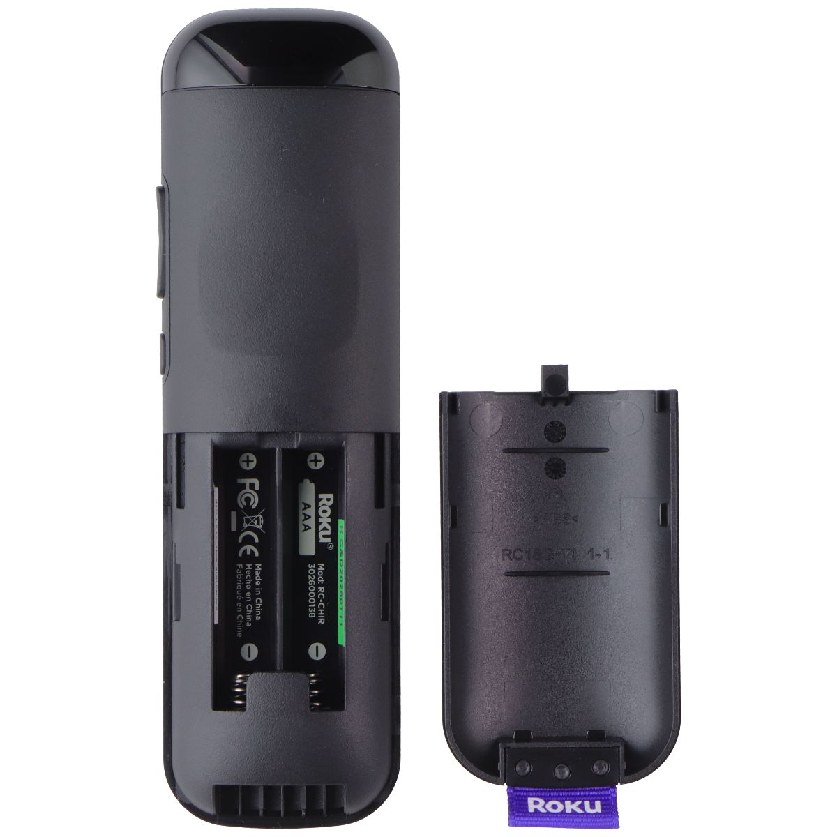 Roku Remote Control (RC-CHIR) with Netflix/Disney+/AppleTV+/PrimeVideo Keys TV, Video & Audio Accessories - Remote Controls Roku - Simple Cell Bulk Wholesale Pricing - USA Seller