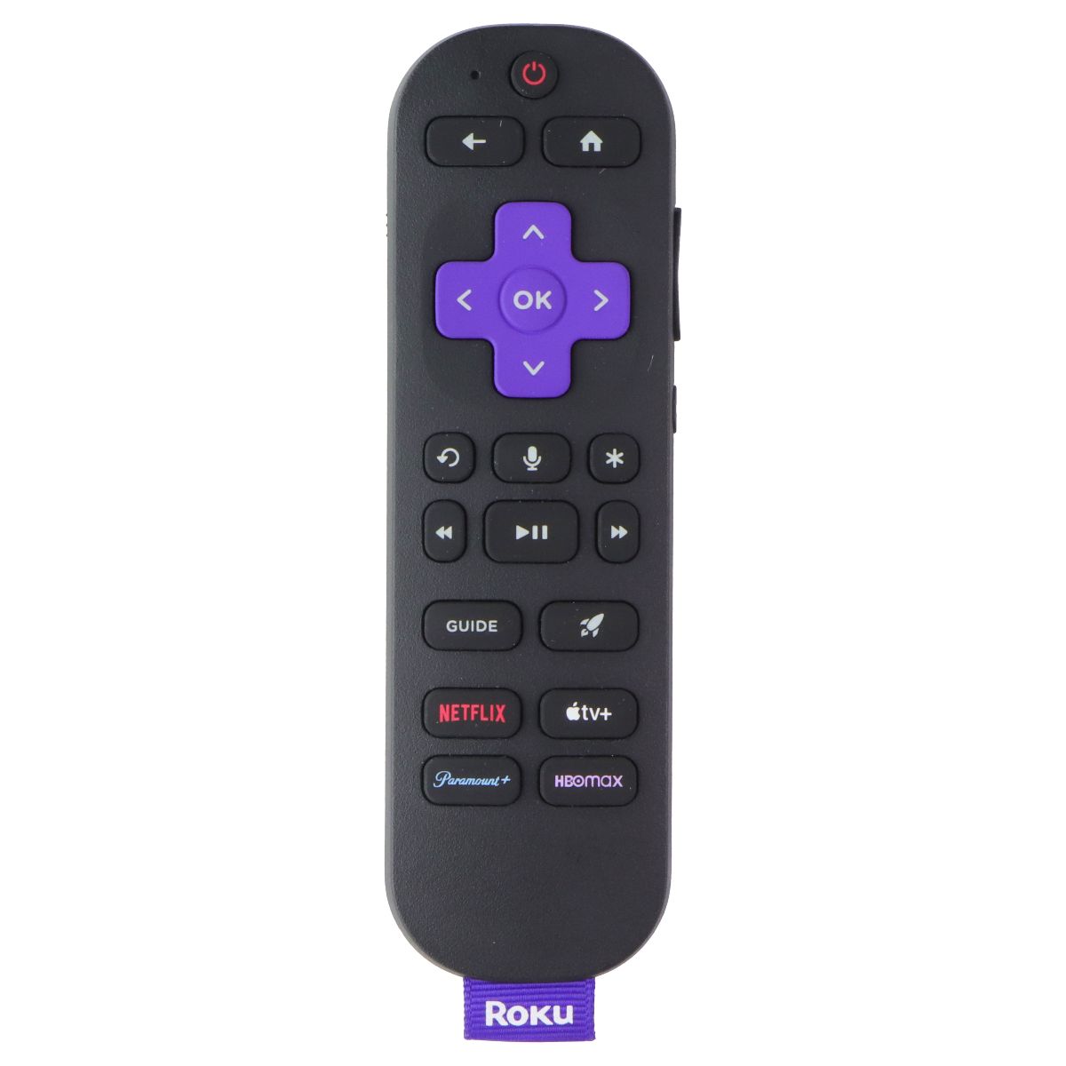 Roku Voice Remote with Netflix/AppleTV+/Paramount+/HBO Hot Keys RC-O51 TV, Video & Audio Accessories - Remote Controls Roku - Simple Cell Bulk Wholesale Pricing - USA Seller