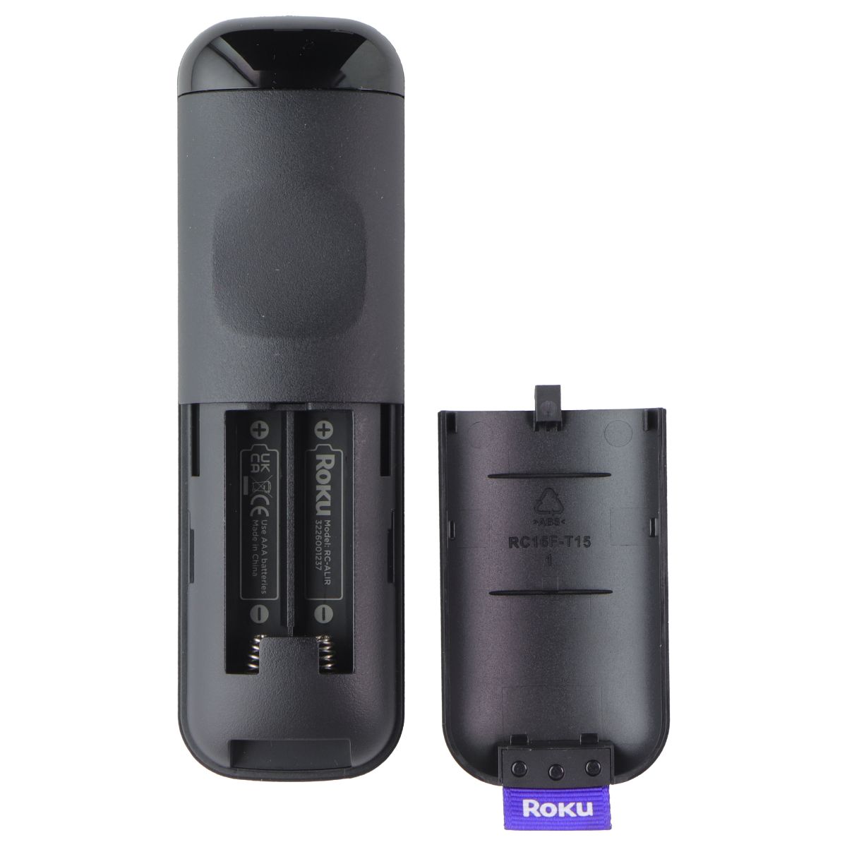 Roku (RC-ALIR) Remote with Netflix/Disney+/AppleTV+/Discovery+ Shortcuts - Black TV, Video & Audio Accessories - Remote Controls Roku - Simple Cell Bulk Wholesale Pricing - USA Seller