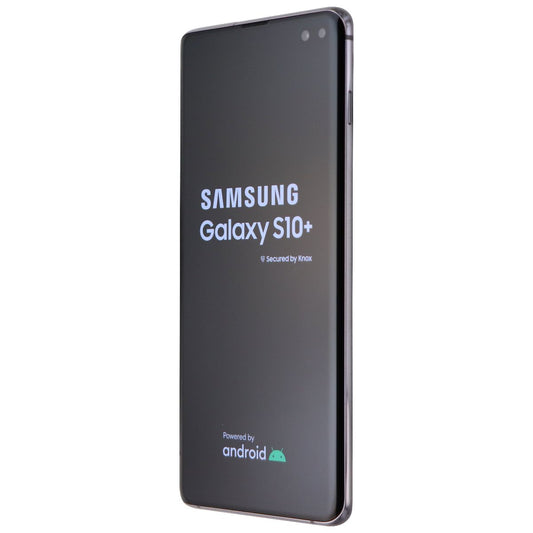 Samsung Galaxy S10+ (6.4-in) Smartphone SM-G975F Unlocked 128GB / Prism Black Cell Phones & Smartphones Samsung    - Simple Cell Bulk Wholesale Pricing - USA Seller