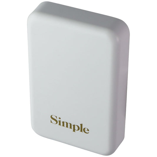 S. Simple (10,000mAh) POWER Magnetic Portable Charger - White Cell Phone - Chargers & Cradles S. Simple - Simple Cell Bulk Wholesale Pricing - USA Seller